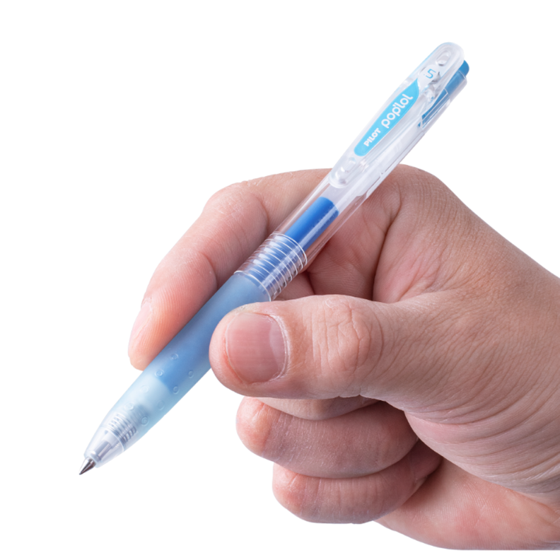 12 un. Lapiz Gel Pop´lol Turquesa 0.5 mm.-3