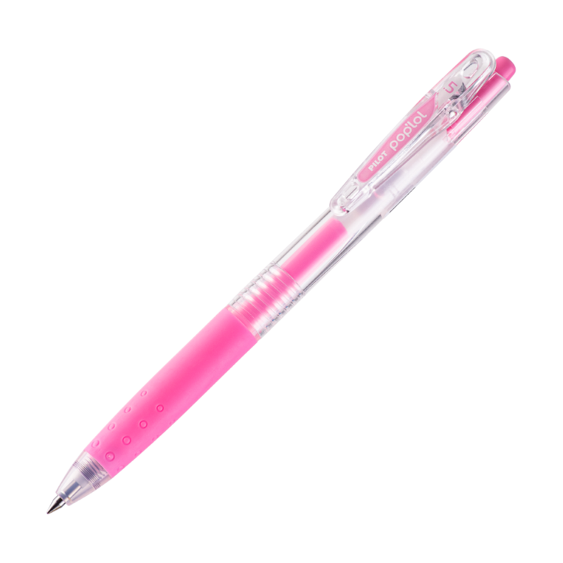 12 un. Lapiz Gel Pop´lol Rosado Pastel 0.5 mm.-0