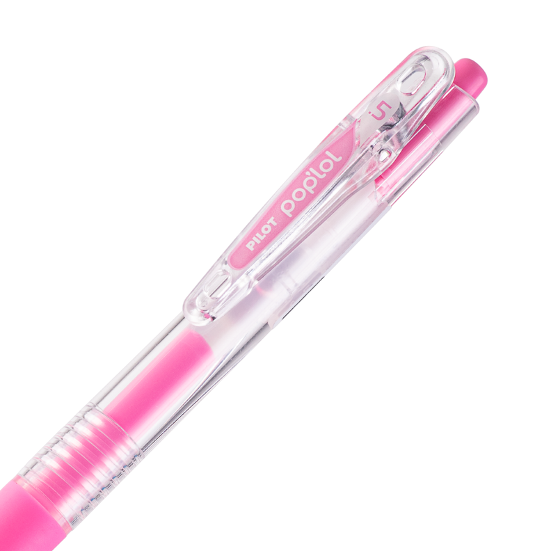 12 un. Lapiz Gel Pop´lol Rosado Pastel 0.5 mm.-1