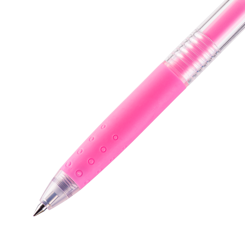12 un. Lapiz Gel Pop´lol Rosado Pastel 0.5 mm.-2