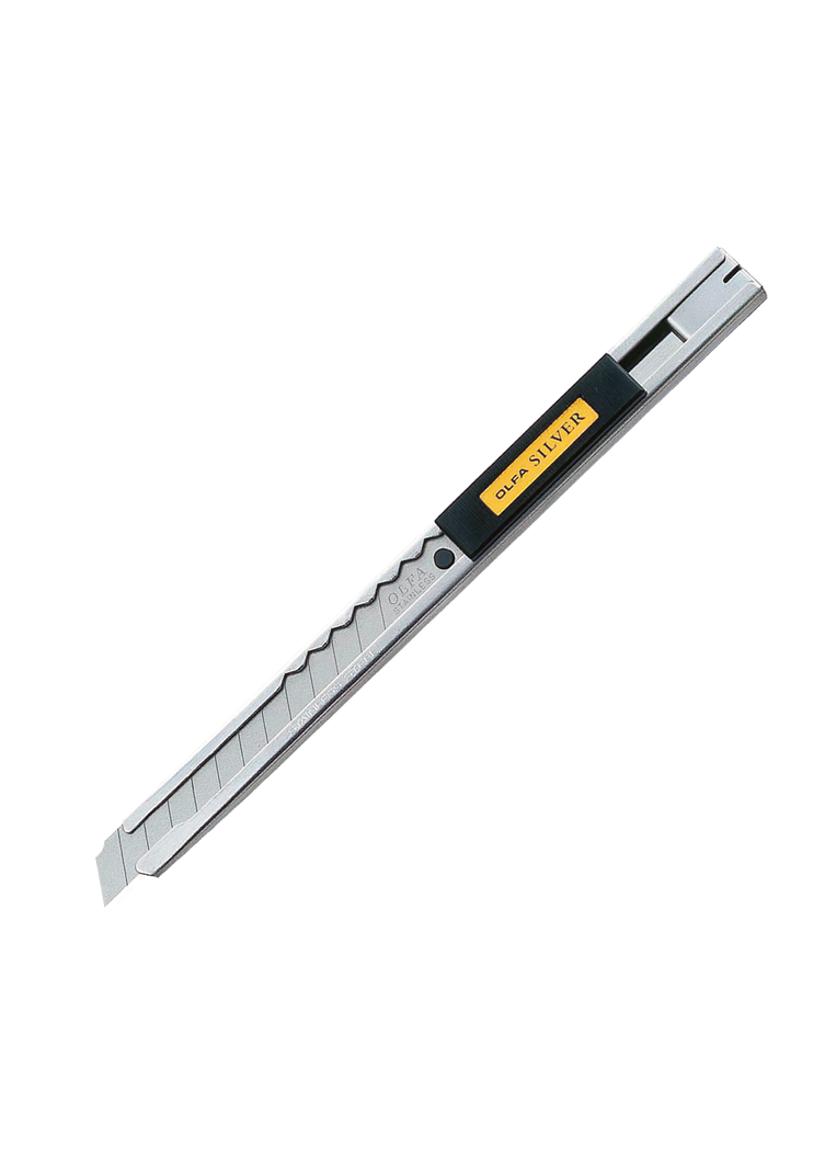 CUCHILLO MEDIANO DE ACERO INOXIDABLE CON SEGURO AUTOMÁTICO-0