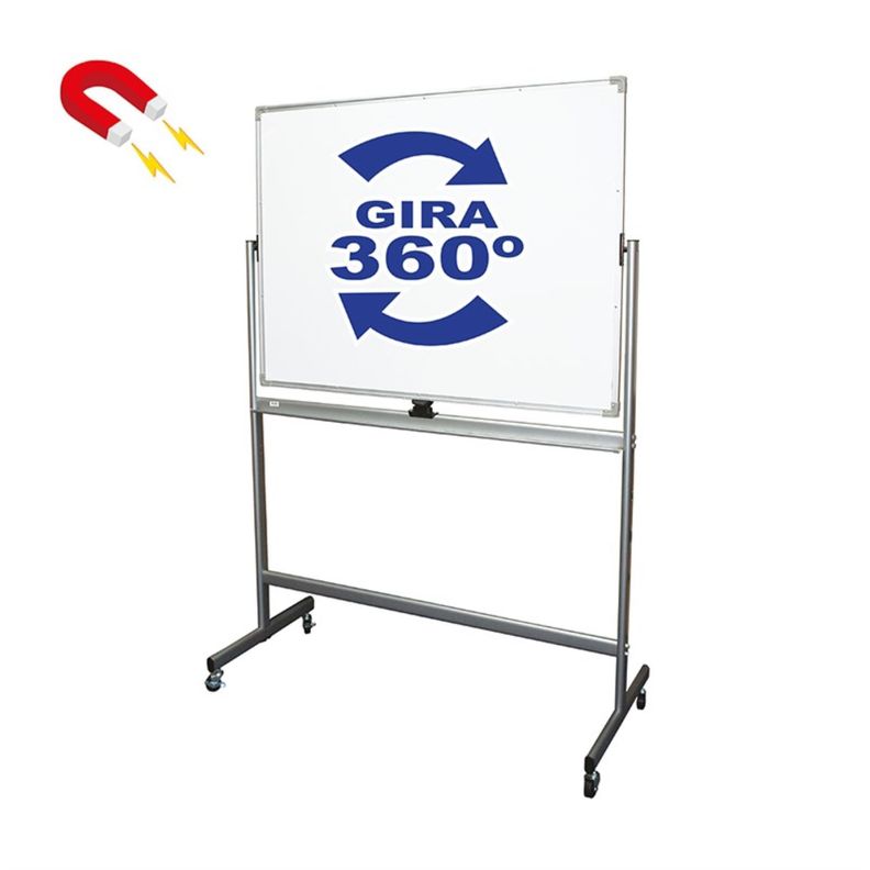 Pizarra con Pedestal de Doble cara 90x180 cm-0