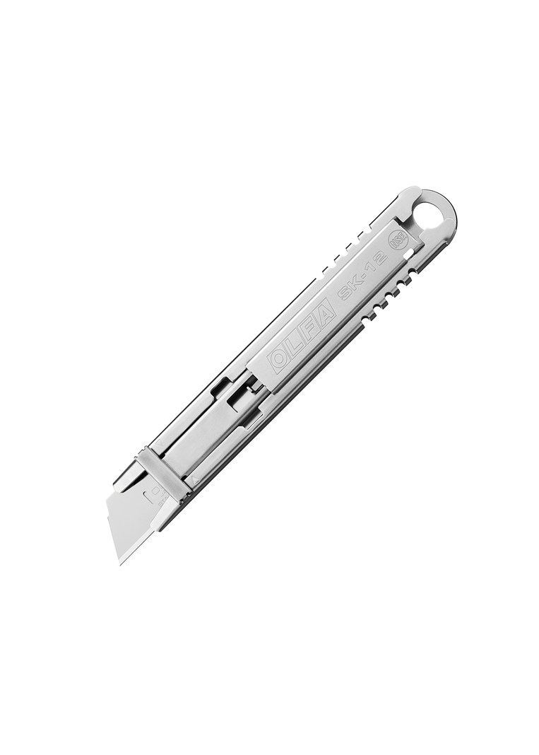 CUCHILLO DE SEGURIDAD AUTO-RETRÁCTIL DE ACERO INOXIDABLE SK-12-0