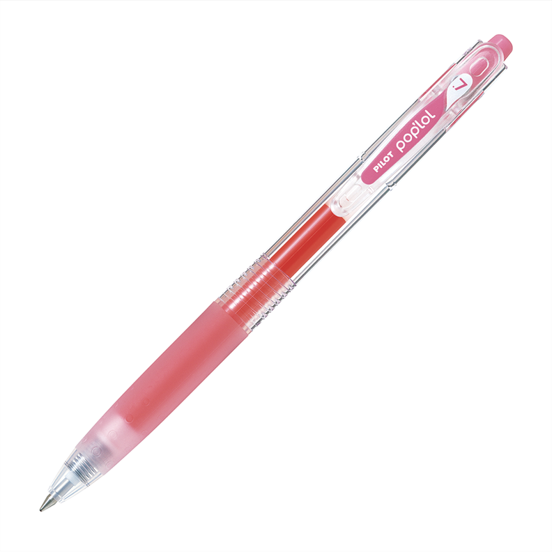 12 un. Lapiz Gel Pop´lol Baby Pink 0.7 mm.-0