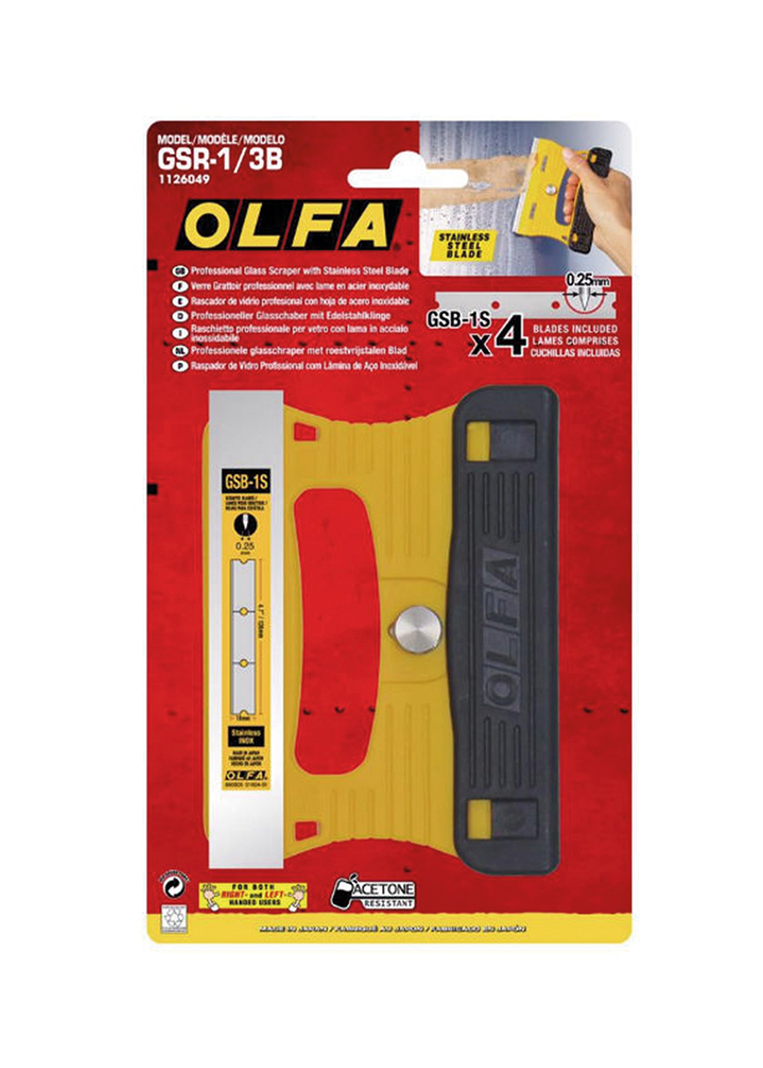 CUCHILLO RASPADOR PARA VIDRIOS GSR-1/3B. 1 U.-2