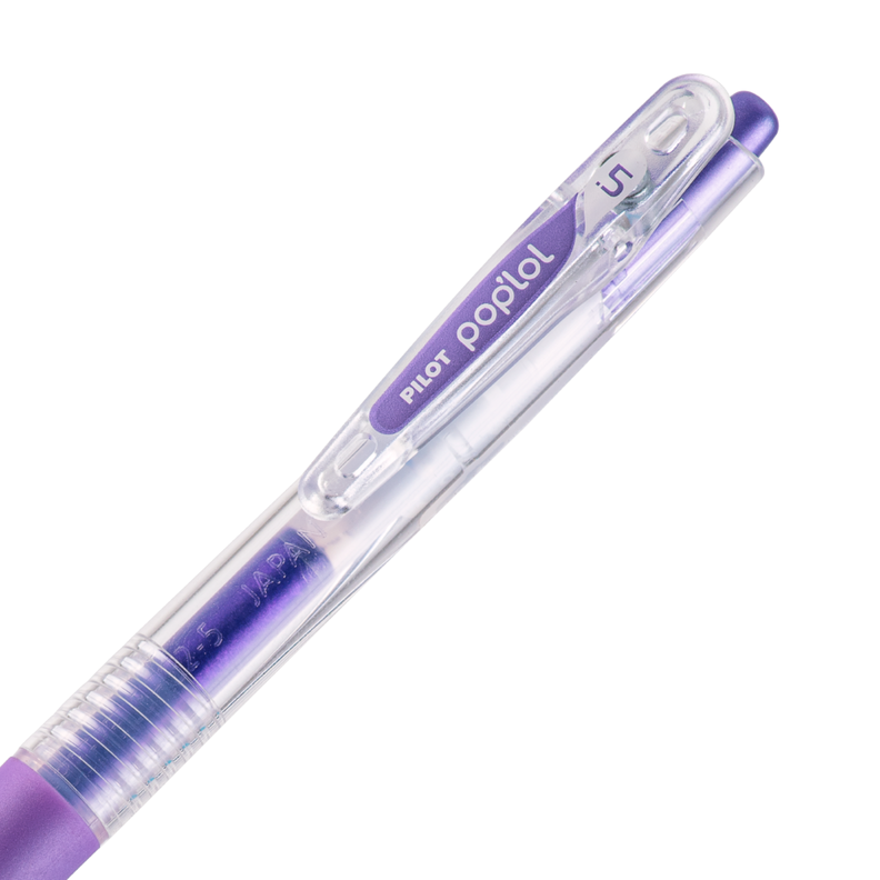 12 un. Lapiz Gel Pop´lol Violeta Metalico 0.5 mm.-1