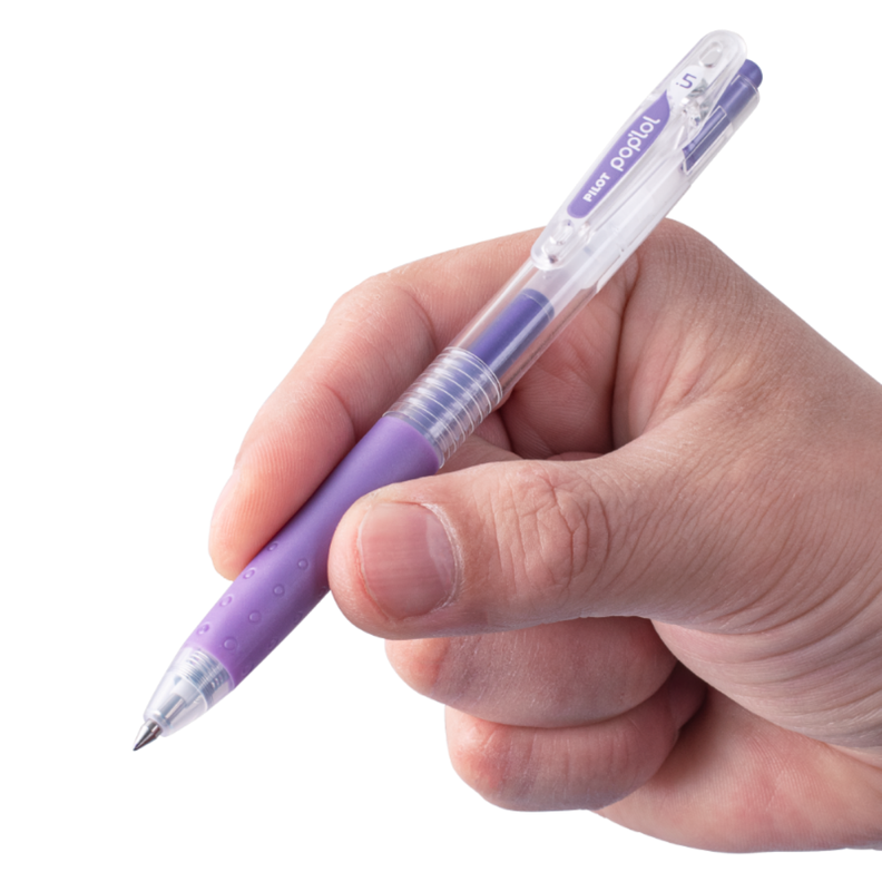 12 un. Lapiz Gel Pop´lol Violeta Metalico 0.5 mm.-3