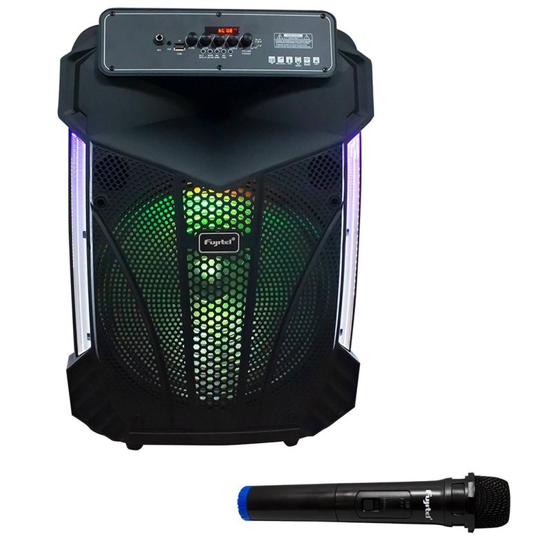 Parlante karaoke 15 BT Aux Usb Micro Sd Fm Tws-1