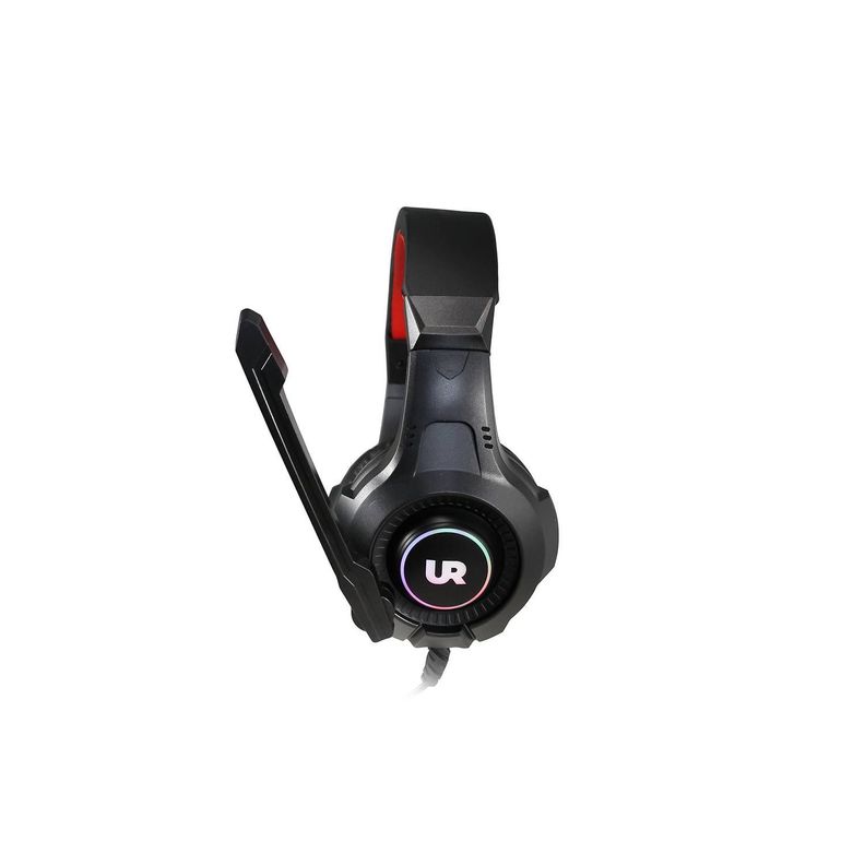Audifonos Gamer Microfono USB Luces RGB Negro-4