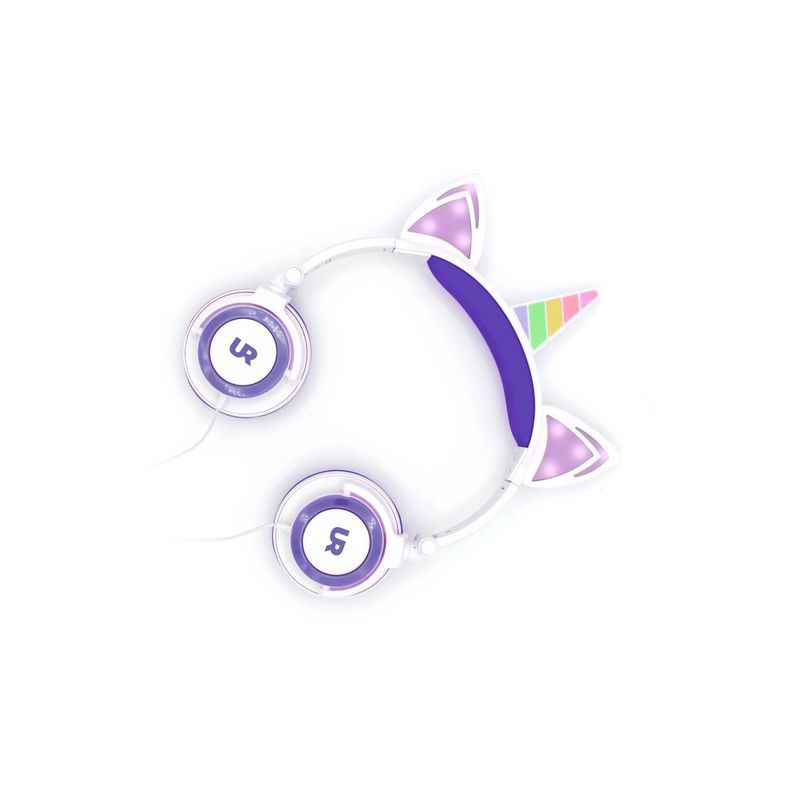 Audifonos Unicornio Headset Alambrico para Niños LED-1