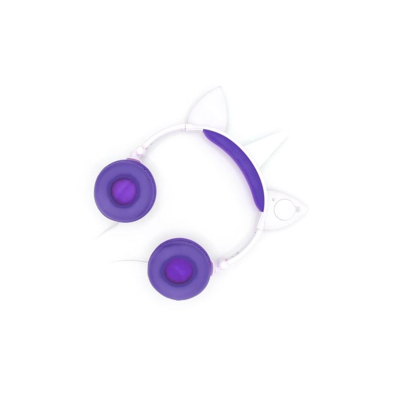 Audifonos Unicornio Headset Alambrico para Niños LED-2