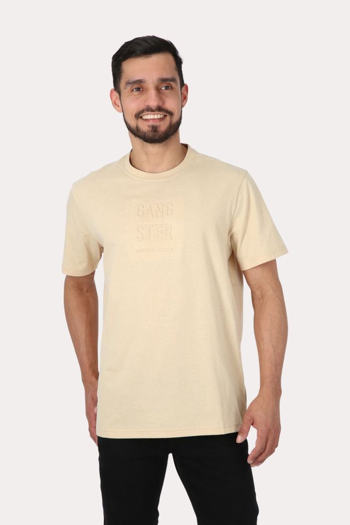 Polera Mc Básica  Gunga Beige Gangster-0