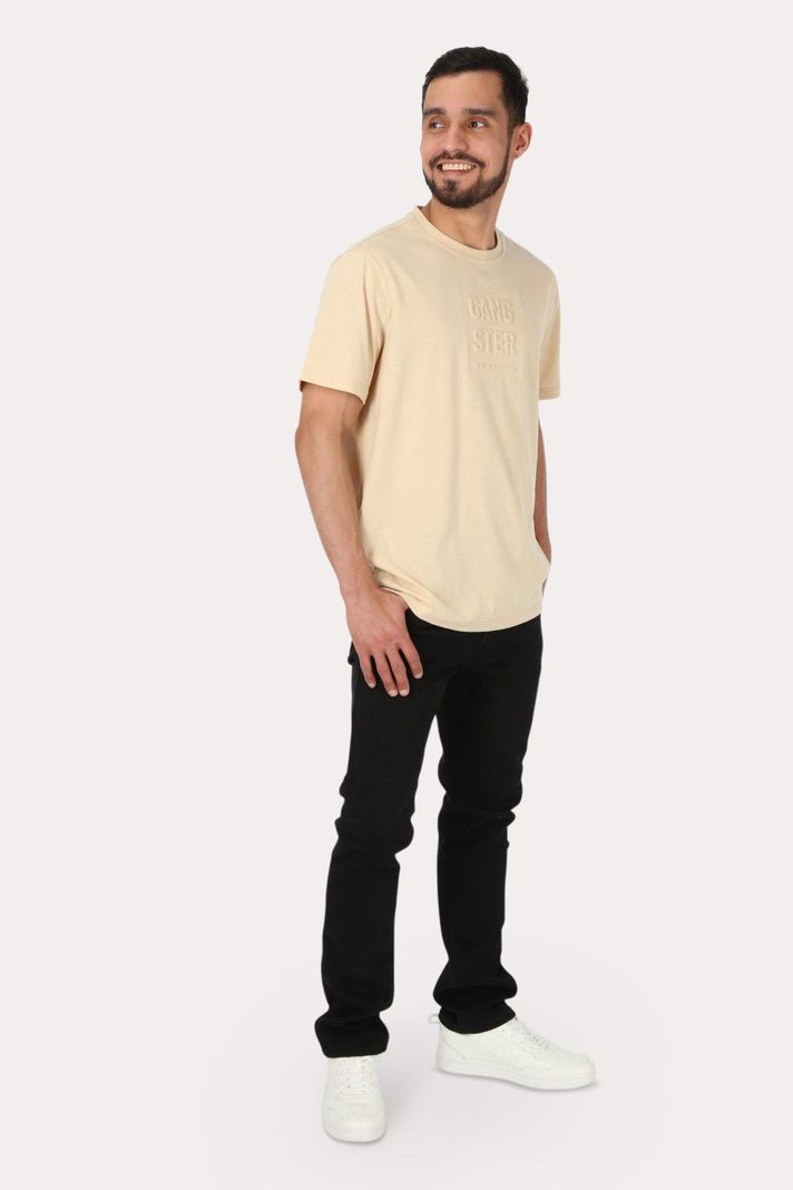 Polera Mc Básica  Gunga Beige Gangster-3