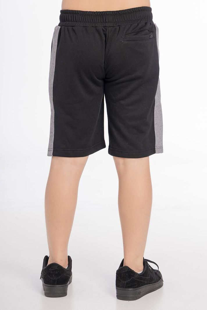 Teen Short Jogger Pocket Logo Negro Gangster-1