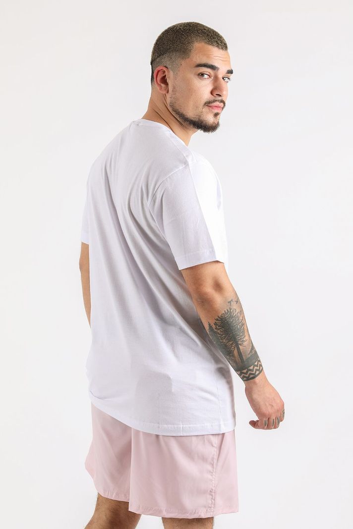 Plus Polera Mc Básica Cosmic Blanco Gangster-1