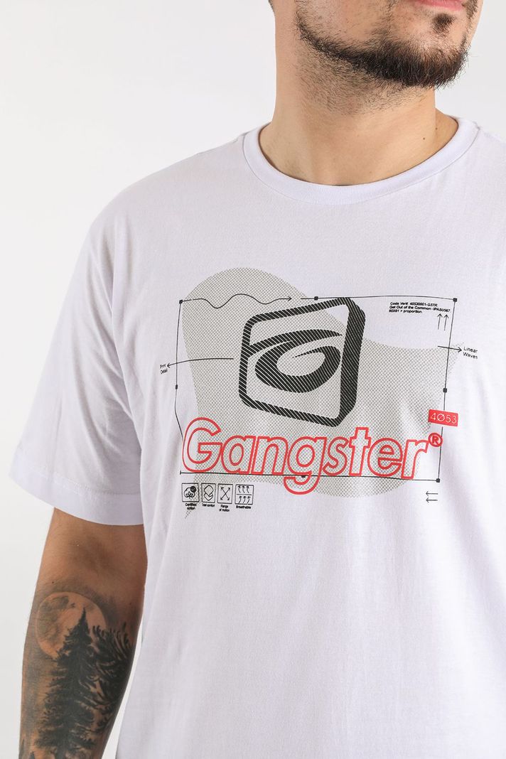 Plus Polera Mc Básica Cosmic Blanco Gangster-2