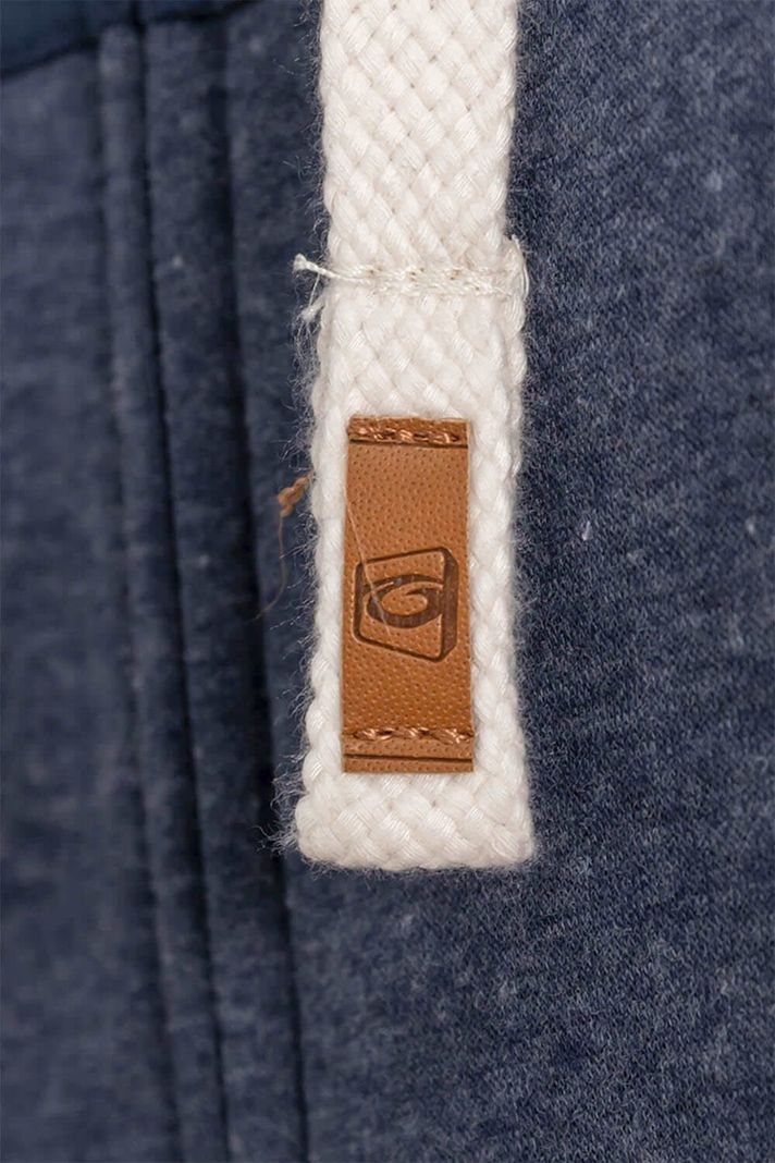 Polerón Full Zipper Fleece Cord Azul Gangster-4