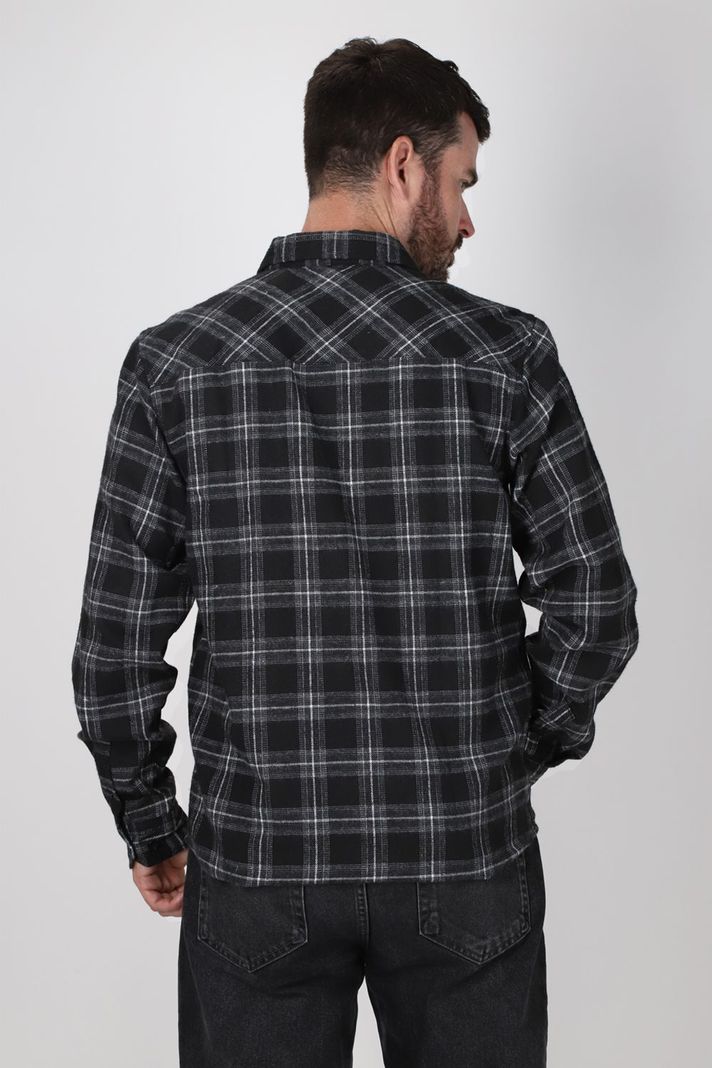 Camisa ML Franela Nomad Negro Gangster-1