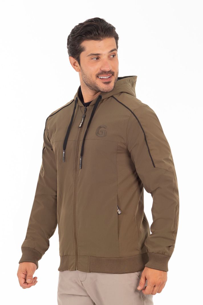 Cortaviento Reversible Flip Verde Oliva Gangster-1