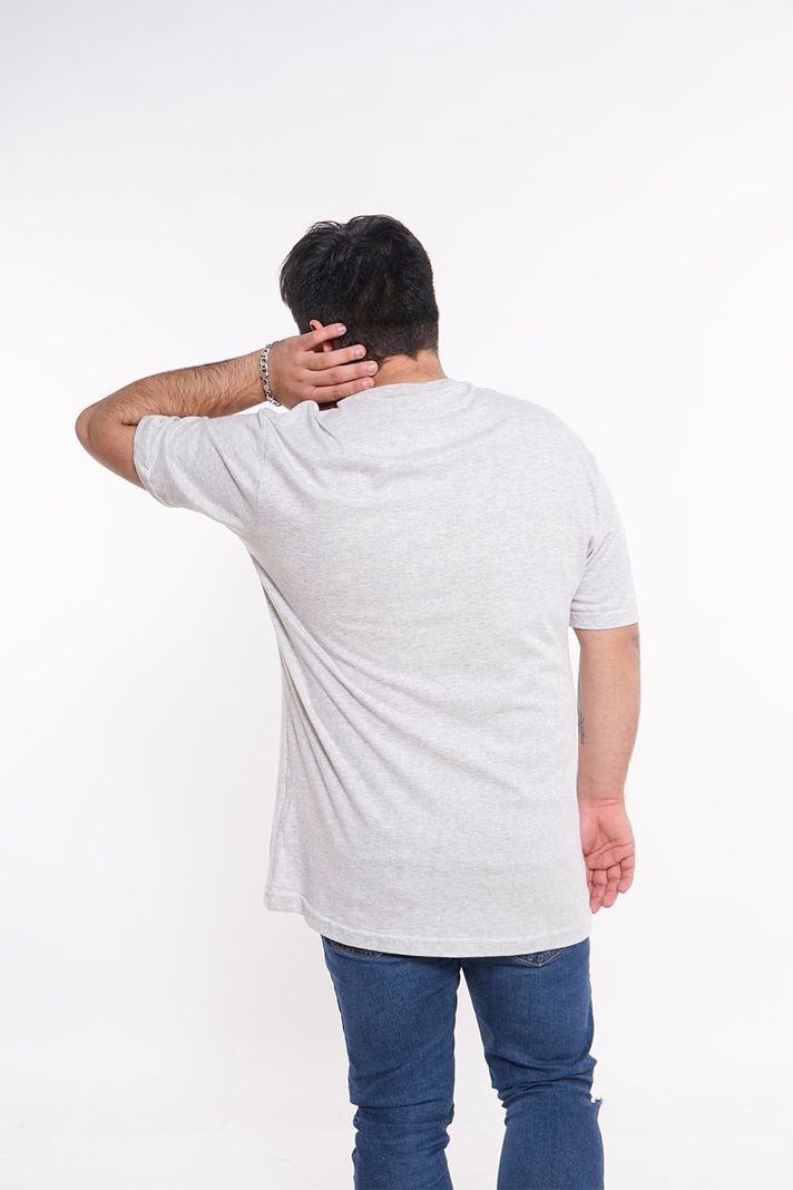 Plus Polera Mc Básica Luxe Gris Gangster-2