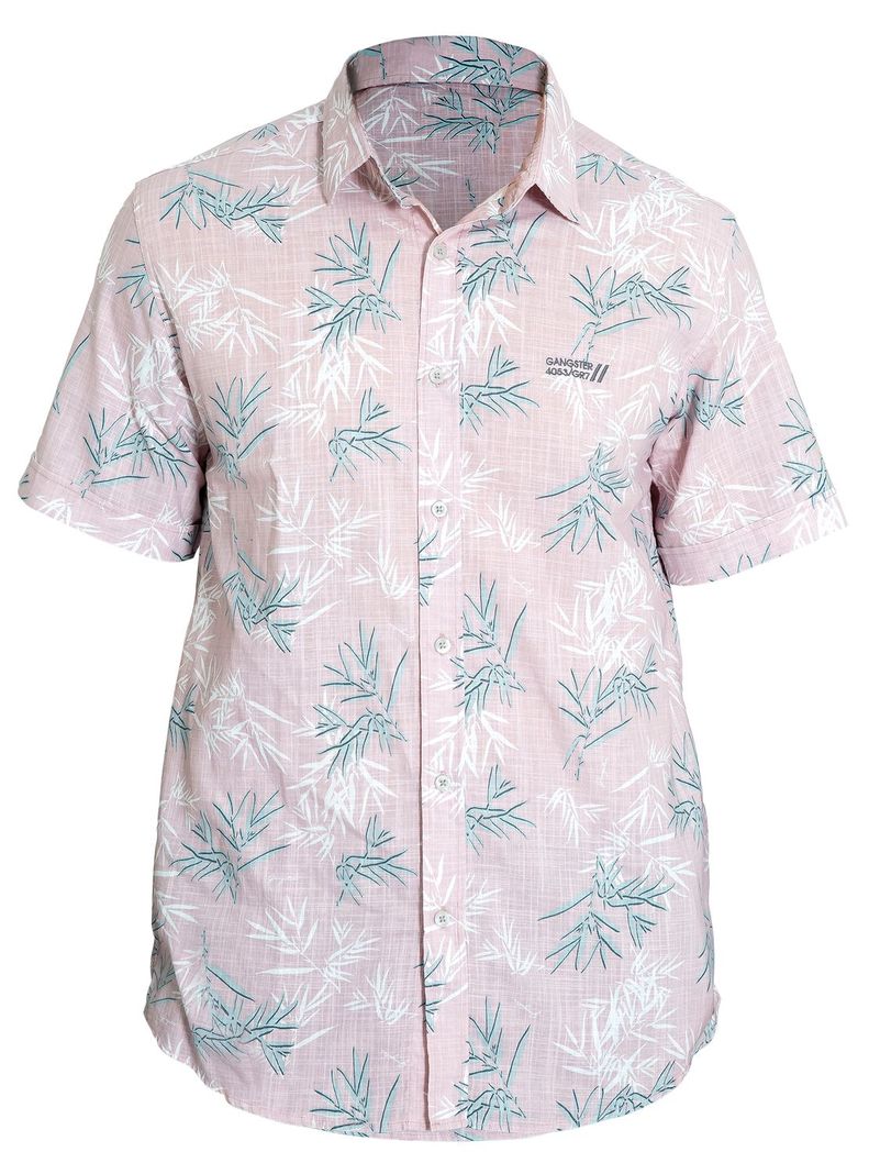 Plus Camisa Mc Diani Rosado Gangster XL