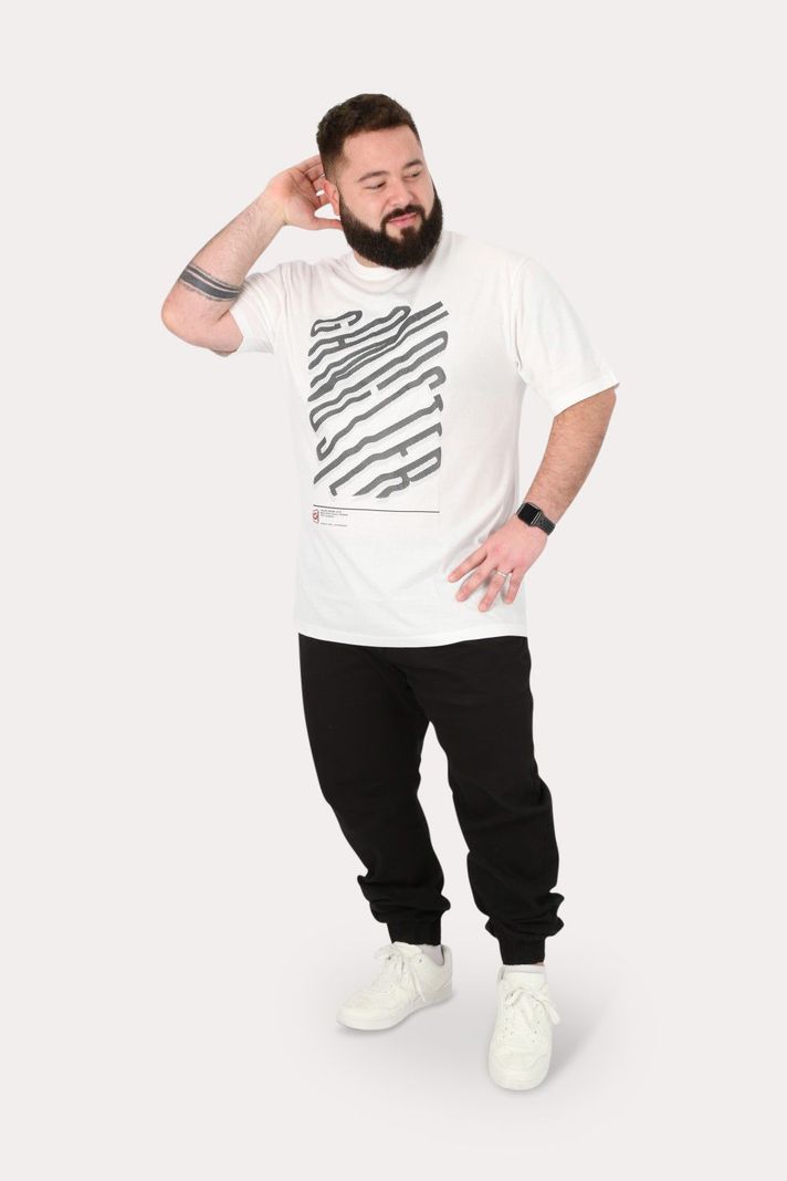 Plus Polera Mc Básica  Paraty Blanco Gangster-3