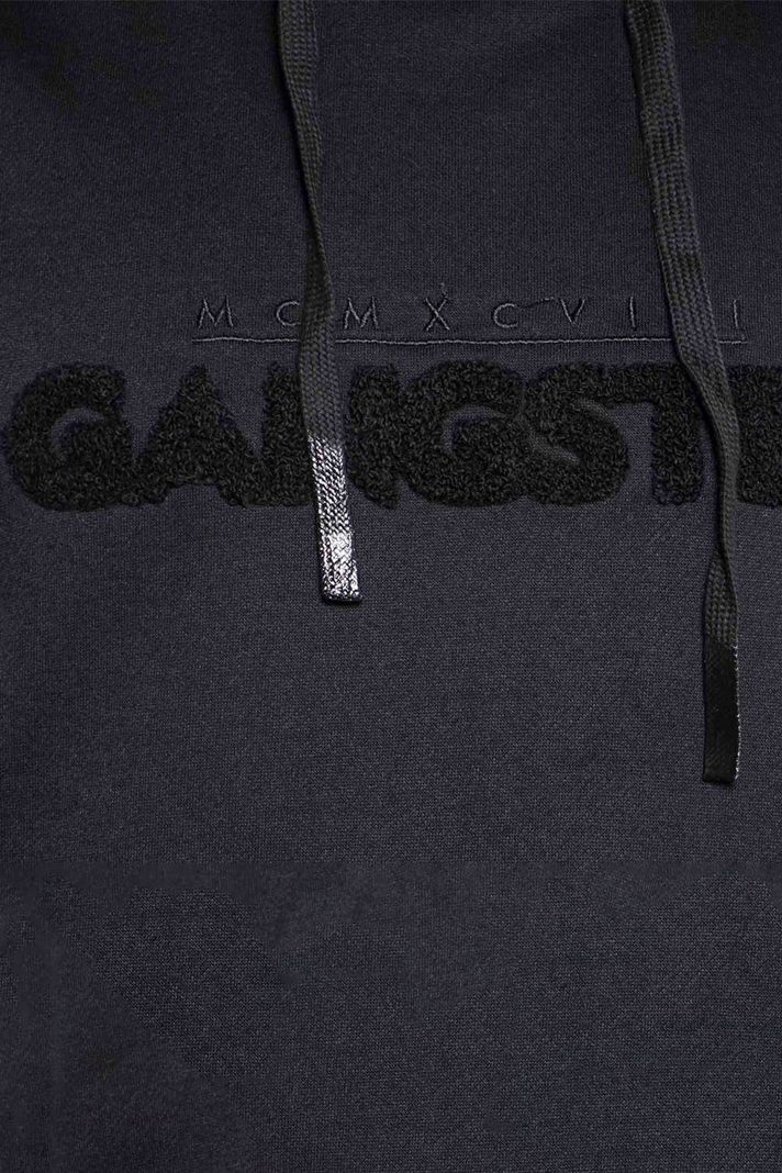 Poleron Hoodie Core Negro Gangster-2