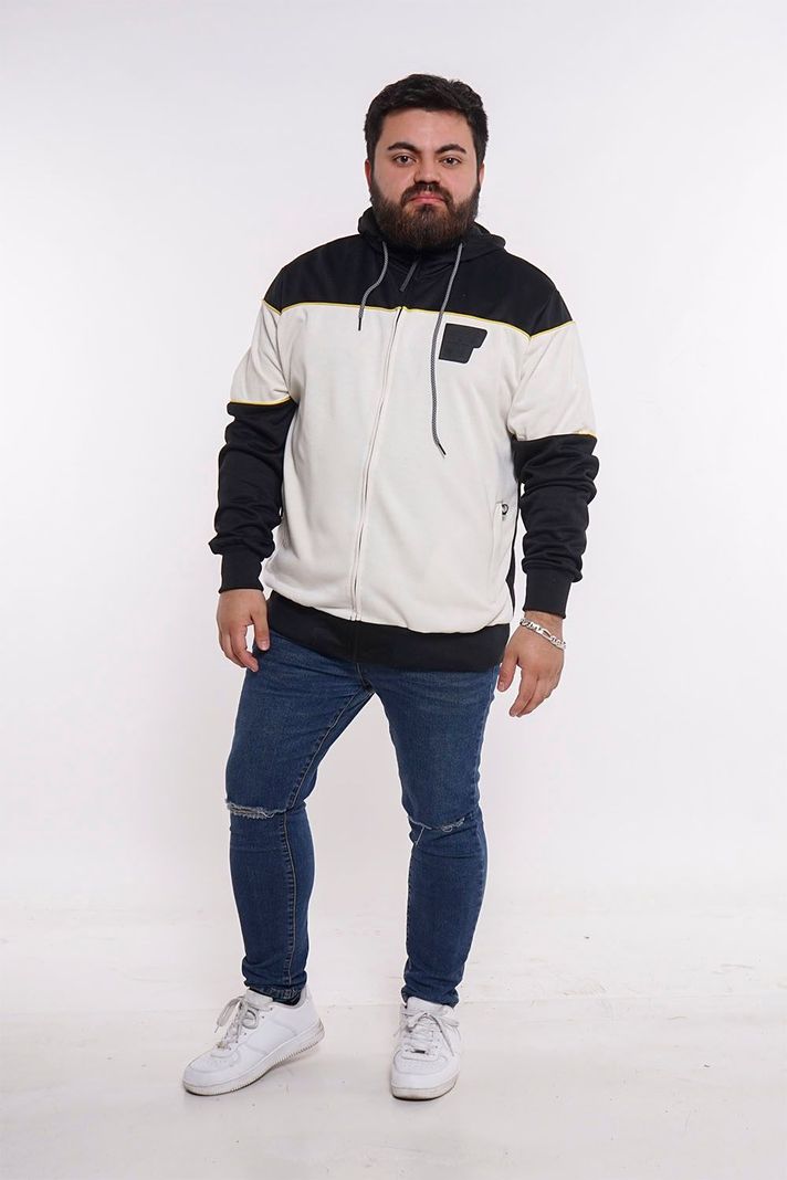 Plus Poleron Full Zipper Evolution Negro-2
