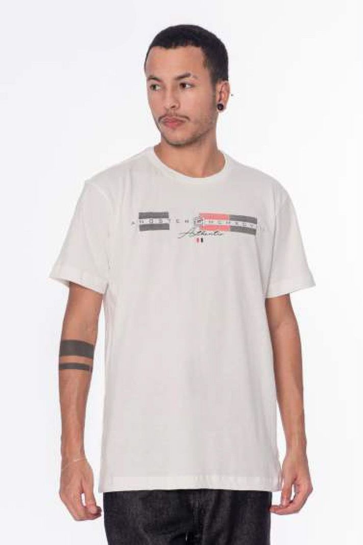 Plus Polera Mc Basica Authentic Blanco Gangster XXL