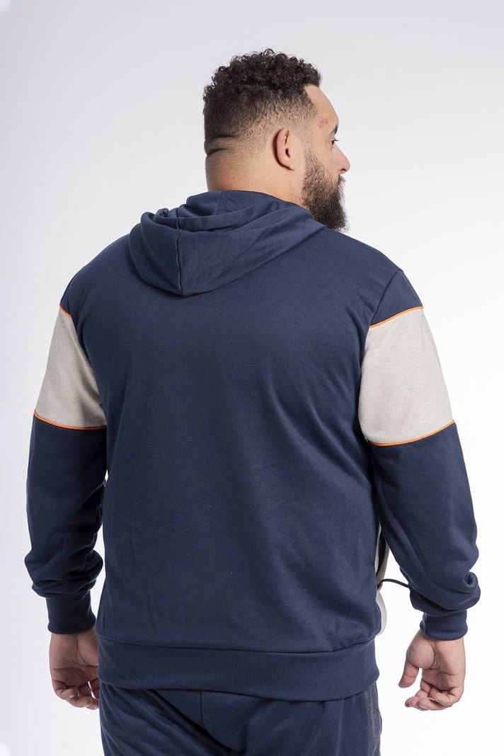 Plus Poleron Full Zipper Evolution Azul-1