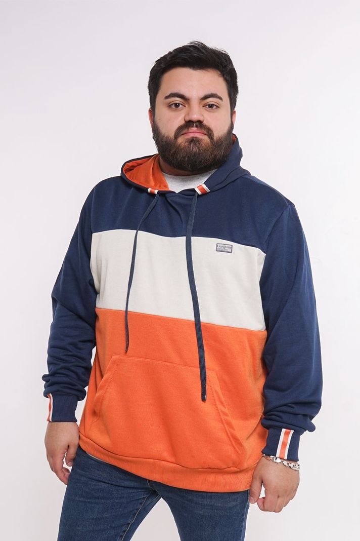 Plus Poleron Hoodie La Beach Naranjo Gangster-0