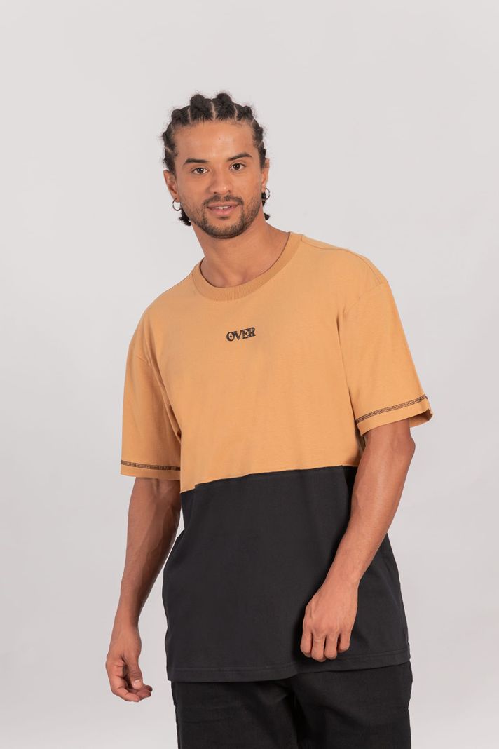Polera Mc Especial Bicol Café Overcore-0