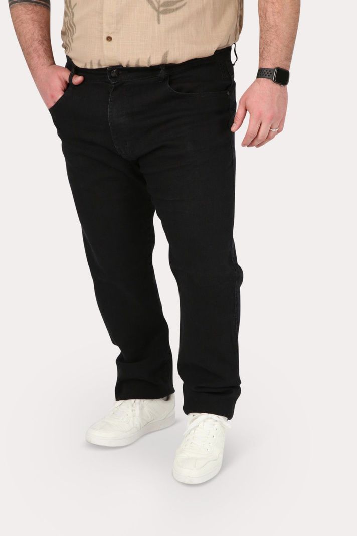 Plus Pantalon Denim 0 Negro  Gangster-0