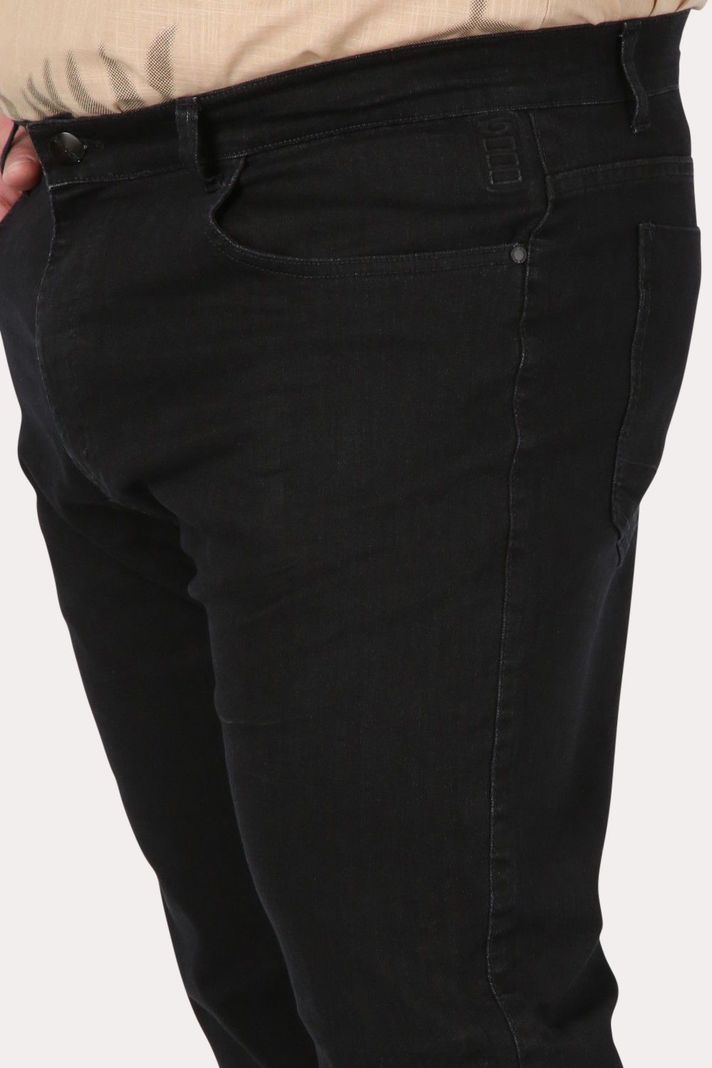 Plus Pantalon Denim 0 Negro  Gangster-2