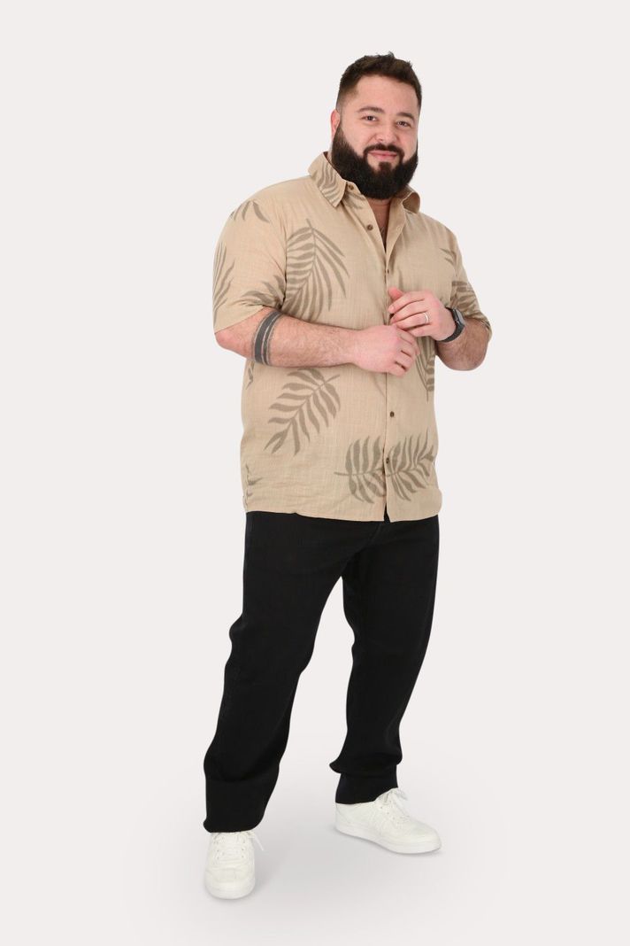 Plus Pantalon Denim 0 Negro  Gangster-3