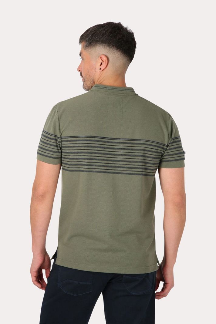 Polera Mc Polo Yard Dye Ace Verde Gangster-1