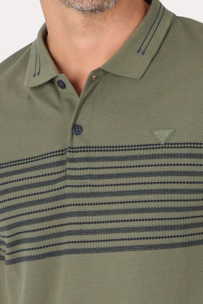 Polera Mc Polo Yard Dye Ace Verde Gangster-2