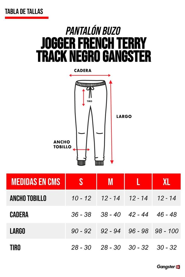 Buzo Track Negro Gangster-5
