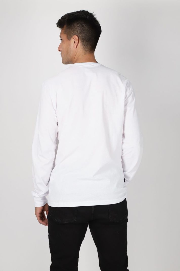 Polera ML Fore Blanco Gangster-1