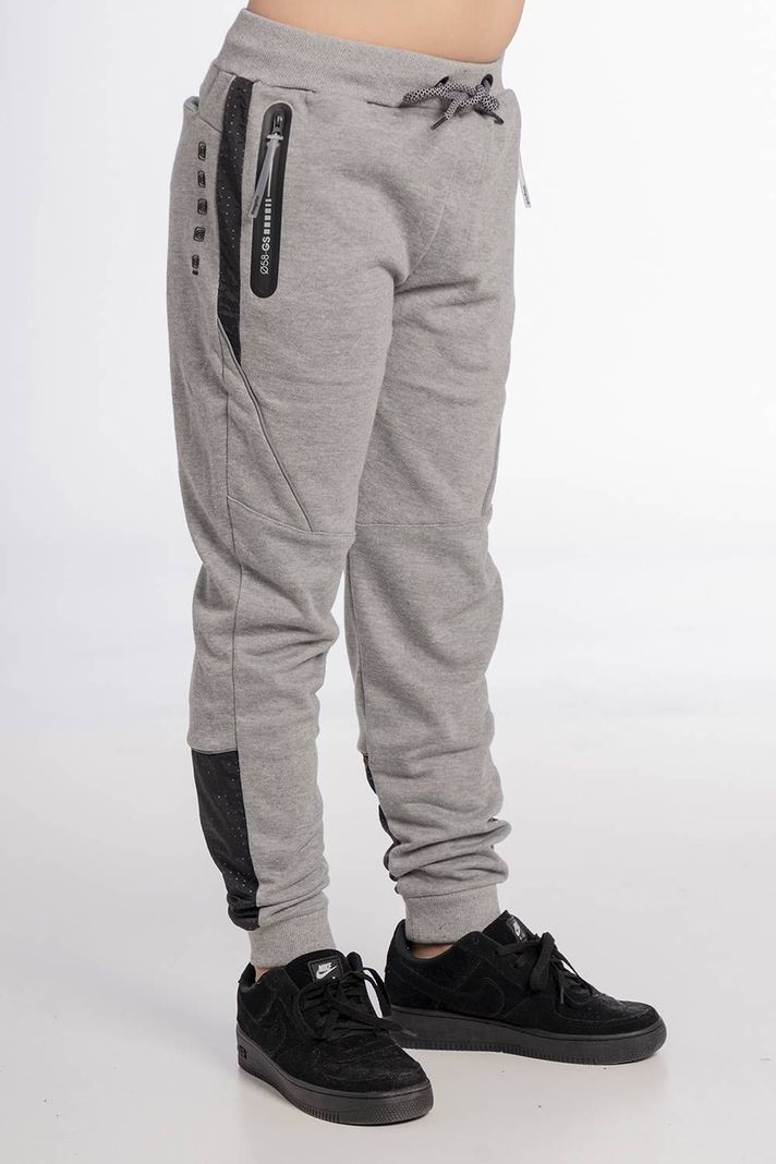Teen Buzo Liviano Track Gris Gangster-3