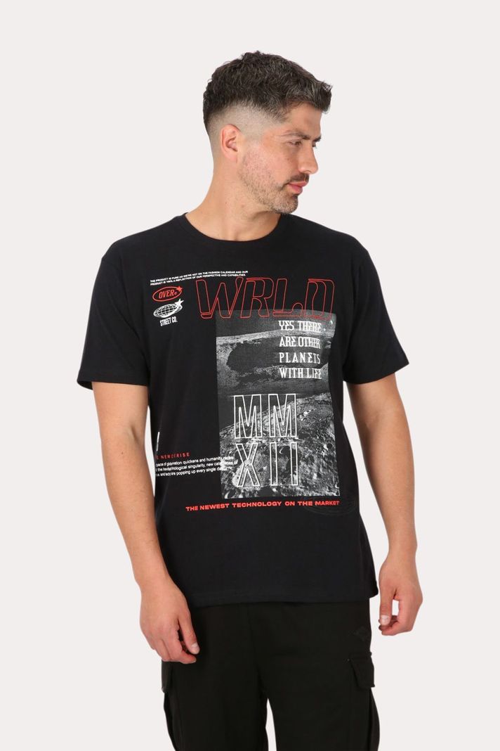 Polera Mc Básica Rasing  Negro Overcore-0