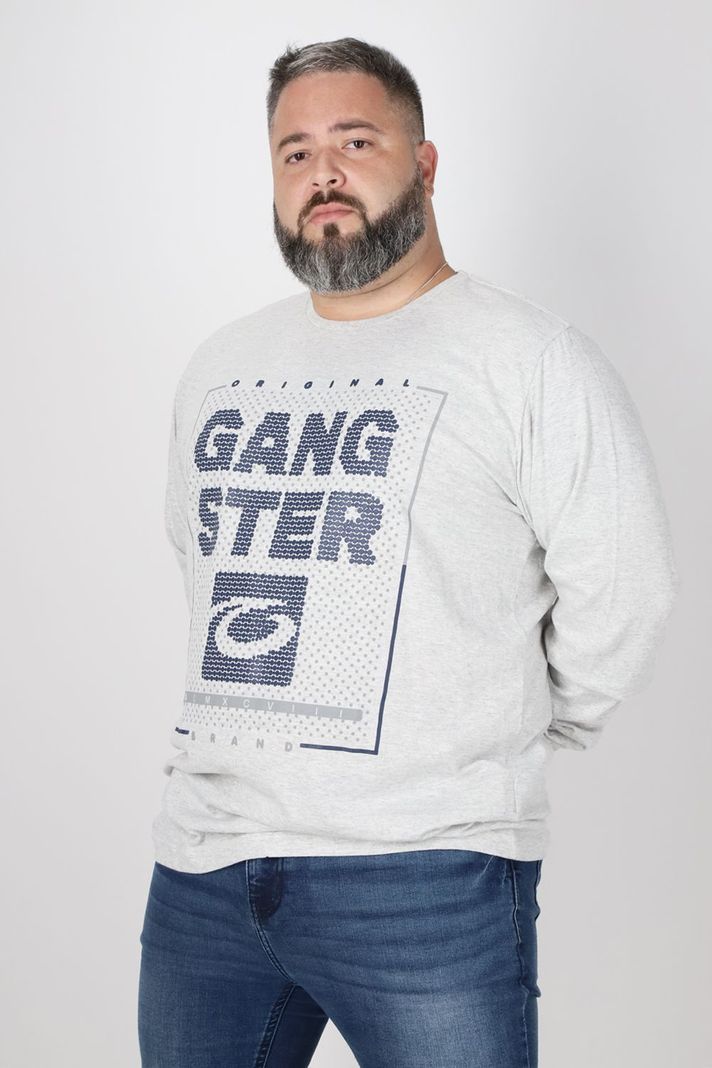 Plus Polera Manga Larga Fore Arena Gangster-0