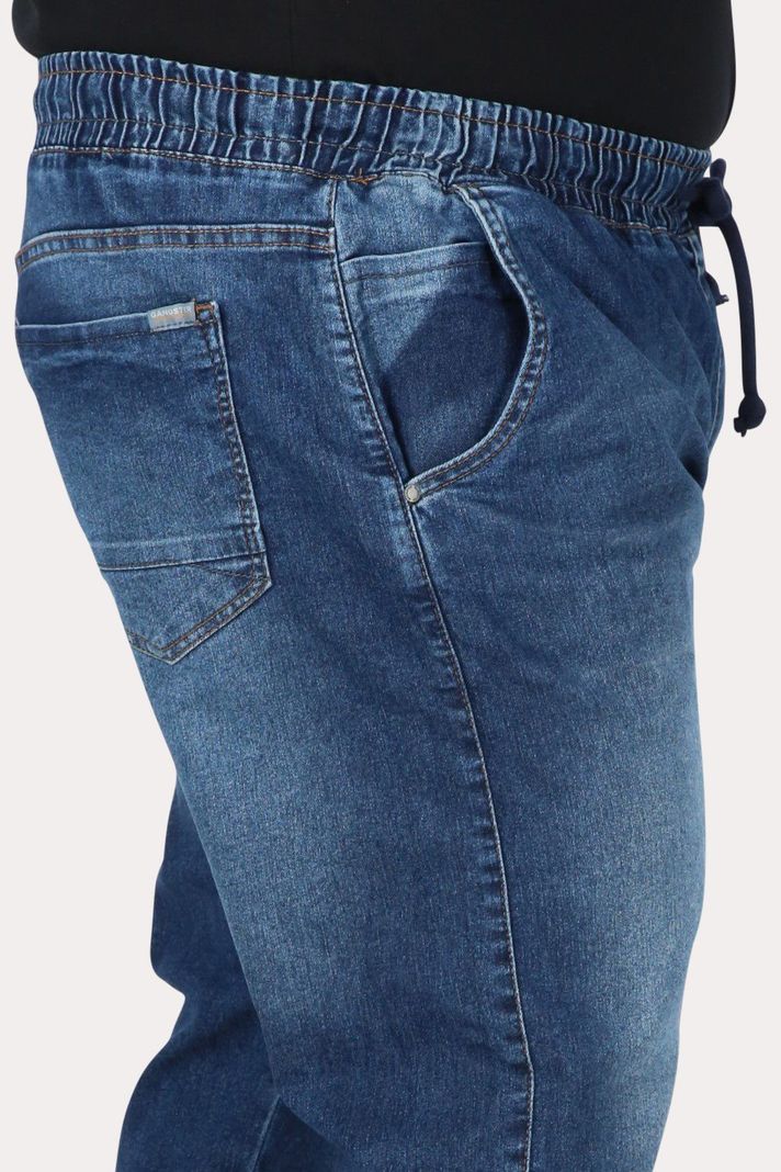 Plus Pantalon Jogger Denim 0 Azul Gangster-2