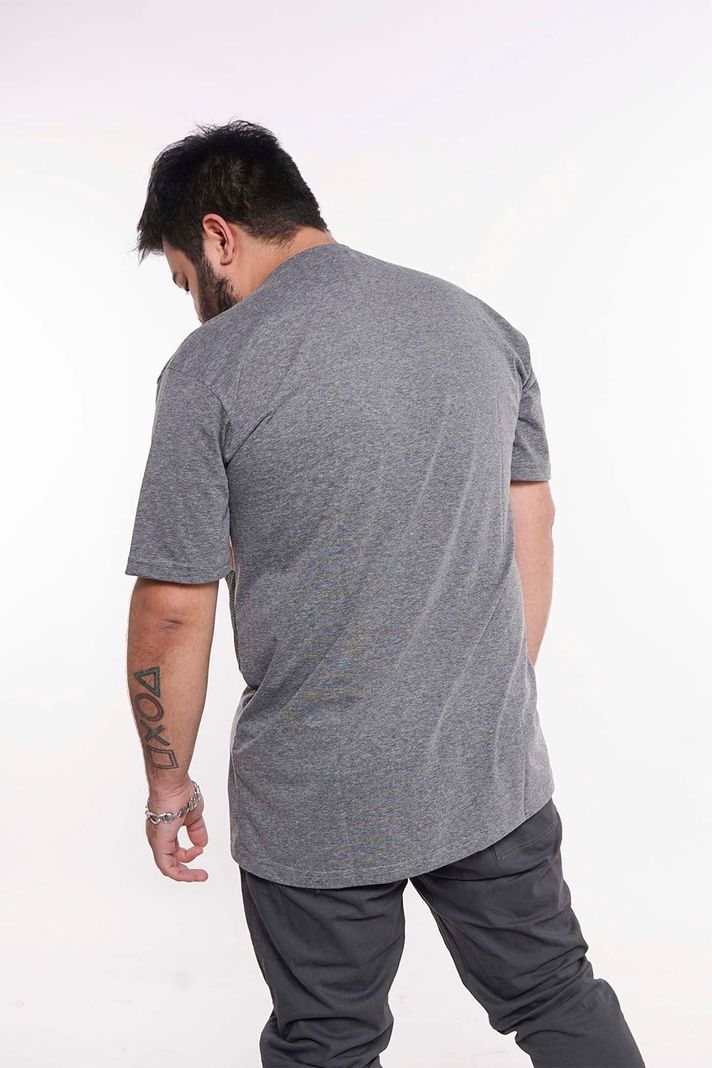 Plus Polera Mc Básica Intrigue Gris Gangster-1