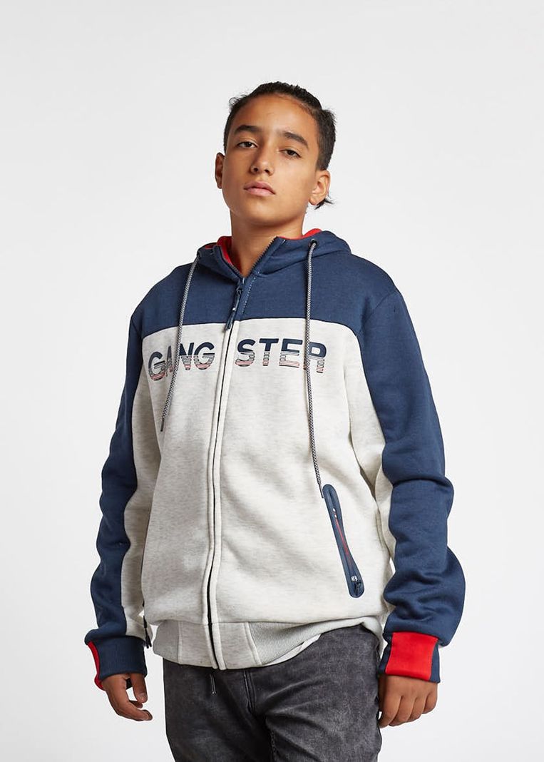 Teen Poleron Zip Hoodie Finder Arena Gangster-0