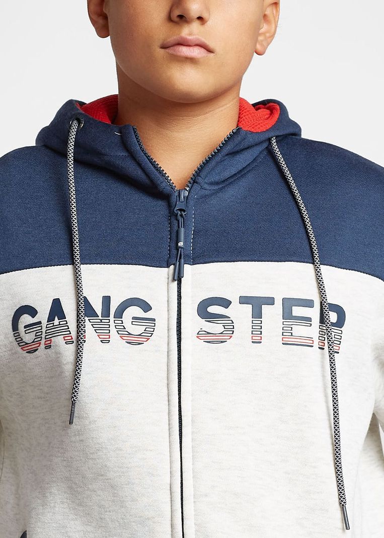 Teen Poleron Zip Hoodie Finder Arena Gangster-2