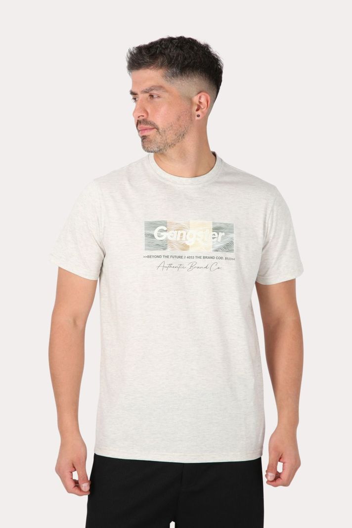 Polera Mc Básica  Cumbuco Gris Gangster-0
