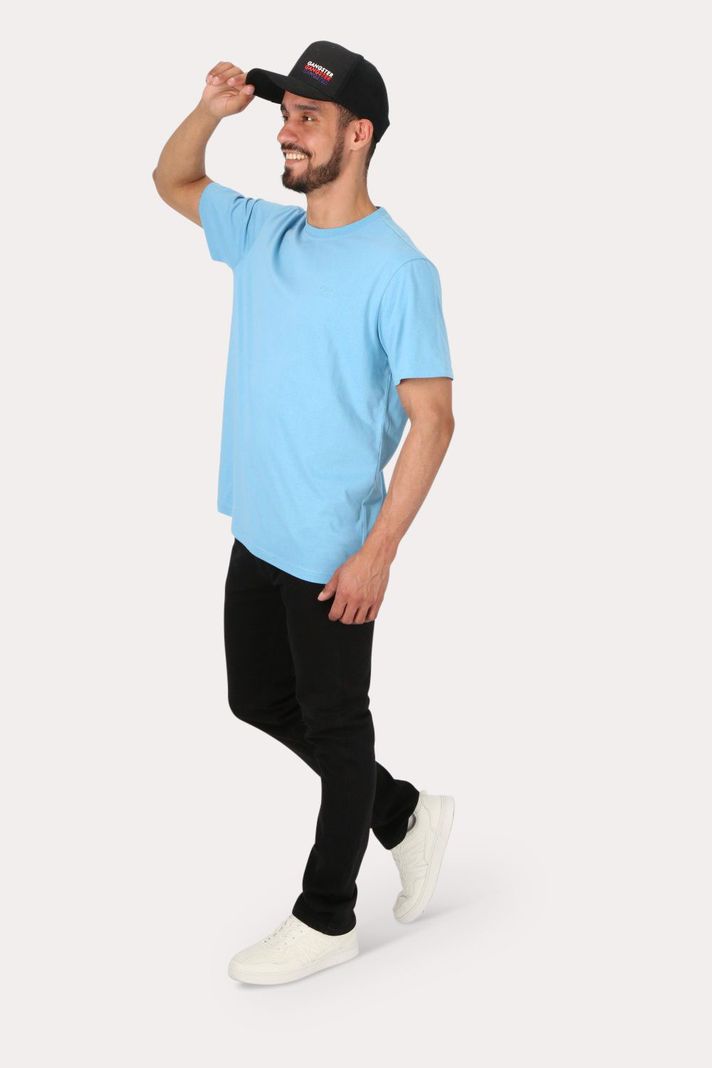 Polera Mc Básica  Classic Celeste Gangster-3