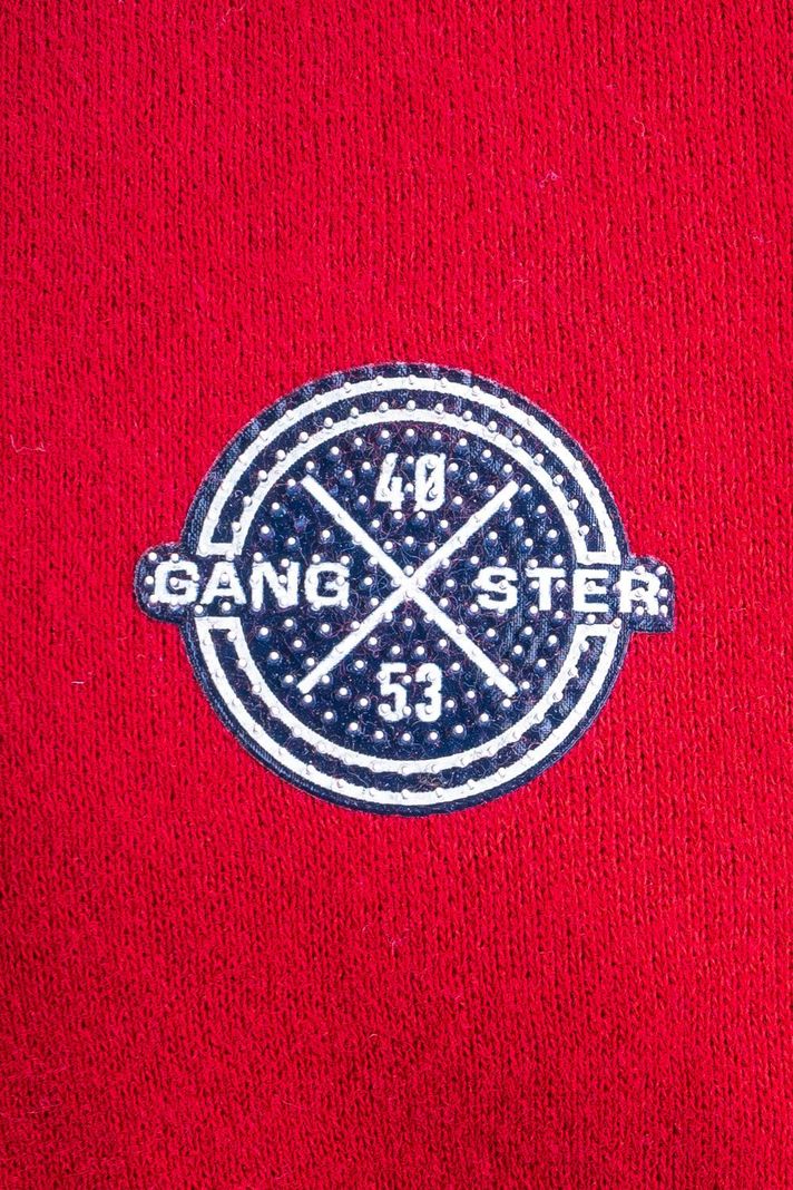 Polerón Crew Fleece Crucial Rojo Gangster-2