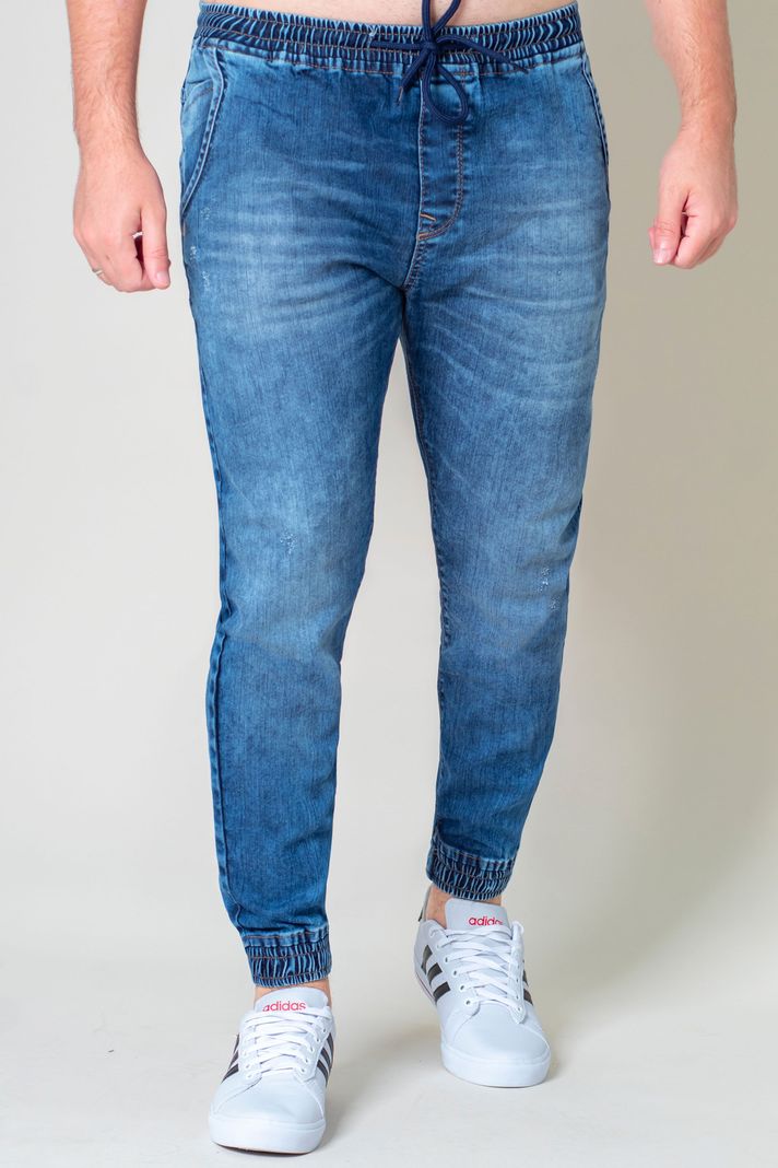 Pantalon  Jogger  Denim 0 Azul  Gangster-0